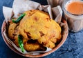 Aloo bonda snack or street food from india