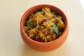 Aloo gobi subji, potato cabbage curry Royalty Free Stock Photo