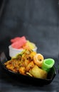 Aloo ki sabzi/potato curry/bateka nu shak Royalty Free Stock Photo