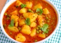 Indian main course- aloo matar Royalty Free Stock Photo