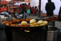 Aloo tikki chaat, Indian Street food