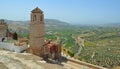 Alora castle and surrounding countryside Andalucia Spain.