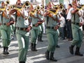 Soldiers marching during Easter celebrations