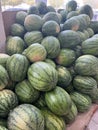 Alot of watermelon in market for sell