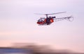 Alouette Helicopter flying low Royalty Free Stock Photo