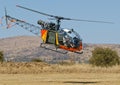 Alouette II at Nyoka ridge from side