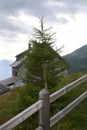 View of Belvedere hotel at Alp Grum