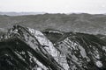 Alp Succiso mountain ridge landscape, Appennino Emiliano, Reggio Emilia