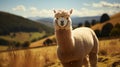 Alpaca Haven, Exploring the Tranquil Beauty of a Rural Meadow Grazing