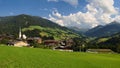 Alpbach valley Royalty Free Stock Photo