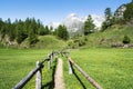 Alpe Devero near the village of Crampiolo Royalty Free Stock Photo