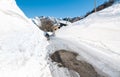 Alpe di Neggia after heavy snowfall. Royalty Free Stock Photo