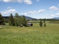 Alpe di villandro in alto adige, italy, trekking in mountain