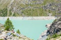 Alpe Gera dam - Valmalenco IT Royalty Free Stock Photo