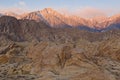 Alpen Glow Eastern Sierra Royalty Free Stock Photo