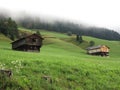 Alpen mountains, Austria - traditional mountains village
