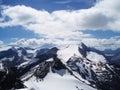 Alpen mountains landscape and a beautiful sky