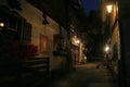 Alpen village at night Royalty Free Stock Photo