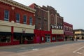 Alpena Michigan, USA - July 19, 2021: Entrance to State theatre in Alpena