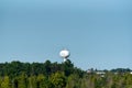 Alpena Michigan, USA - July 19, 2021: Water storage tower in Alpena