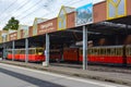 Alpengarten train station Royalty Free Stock Photo