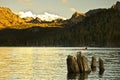 Alpenglow at Lake Mary Royalty Free Stock Photo