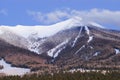 Alpenglow on Mount Humphries Royalty Free Stock Photo