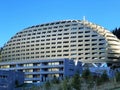 AlpenGold Hotel - Quiet luxury mountain hotel in the skiing paradise of Davos (Ruhiges Luxus-Berghotel im Skiparadies) Royalty Free Stock Photo