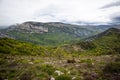 Alpes Maritimes landscape, hiking from the village of Courmes, summer time mountain view