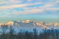 Alpes Mountains Aerial View, Piamonte, Italy