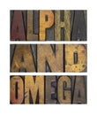 Alpha and Omega Royalty Free Stock Photo