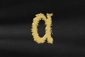 Alpha sign. alpha letter, Greek Alphabet Symbol Royalty Free Stock Photo