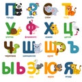 Alphabet animals russian part 2