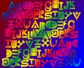 Alphabet background