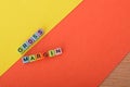 Alphabet beads with text GROSS MARGIN. Alphabet beads with text GROSS MARGIN