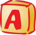 Alphabet block illustration