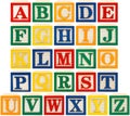 Alphabet Blocks Royalty Free Stock Photo