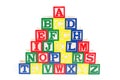 Alphabet Blocks Royalty Free Stock Photo