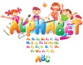 Alphabet with children