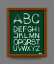 Alphabet. Hand drawn. Vector eps 10 Royalty Free Stock Photo