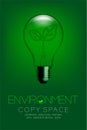 Alphabet Incandescent light bulb switch off set Environment Royalty Free Stock Photo