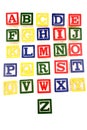 Alphabet learning blocks Royalty Free Stock Photo
