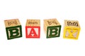 Alphabet learning blocks Royalty Free Stock Photo