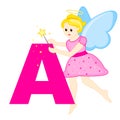 Alphabet letter A Royalty Free Stock Photo