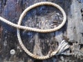 Alphabet Letter E Rustic Western Rope Royalty Free Stock Photo