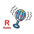 Alphabet Letter R-Rattle