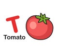 Alphabet Letter T-Tomato