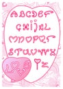 The alphabet of love Royalty Free Stock Photo