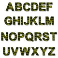 Alphabet Military Camouflage