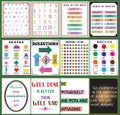 A 300dpi set of Educational Posters, Homeschool Prints, Montessori Classroom